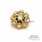 Antique Old Cut Diamond Mourning Brooch