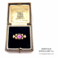 Antique Pink Sapphire Singe Stone Ring