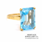 Fine Aquamarine Dress Ring (18ct gold)