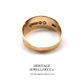 Victorian Gold Mizpah Ring (c. 1885)