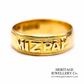 Antique Gold Mizpah Ring (18ct gold)