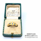 Victorian Sapphire and Diamond Gypsy Ring (c.1896)
