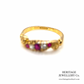 Antique Ruby & Diamond 5-Stone Ring (18ct gold)