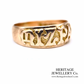 Antique Gold Mizpah Ring