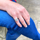 Antique Old Cut Diamond Cluster Ring