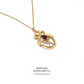 Antique Art Nouveau Garnet Pendant