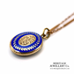 Antique Blue Enamel Mourning Locket