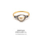 Art Deco Pearl & Diamond Ring