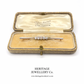 Antique Old Cut Diamond Bar Brooch