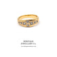 Six Stone Diamond Gypsy Ring