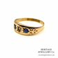 Victorian Sapphire and Diamond Gypsy Ring (15ct; c.1894)