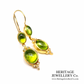 Antique Peridot and Diamond Earrings