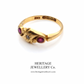 Edwardian Ruby and Diamond Ring