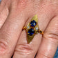 Vintage Sapphire and Diamond Ring