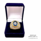 Vintage French Sapphire & Diamond Bombe Ring
