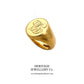 Heavy Vintage Gold Signet Ring (9ct Gold)