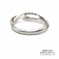 Vintage Diamond Cross-Over Ring (Platinum)