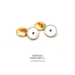 Antique Cufflinks set with Mother of Pearl and Sapphire
