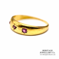 Antique Edwardian Ruby Gypsy Ring