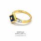 Vintage Kutchinsky Sapphire & Diamond Ring
