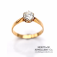 Old Mine Cut Diamond Ring