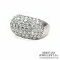 Fine Pavé Diamond Bombe Ring