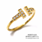 Vintage Tiffany Diamond T Wire Ring