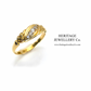Antique Edwardian Diamond Gypsy Ring (18ct gold; c.1901)
