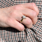 Pear-cut Diamond Solitaire Ring