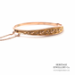 Vintage Gold Floral Bangle (c. 1938; 9ct gold)