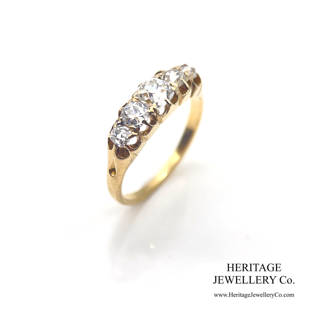 Antique Diamond 5-Stone Ring (18ct gold)