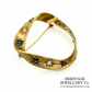 Cartier Diamond & Sapphire Brooch 18K Gold