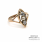 Antique Rose Diamond and Pearl Ring