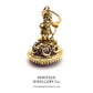 Antique Figural Amethyst Fob Seal Pendant