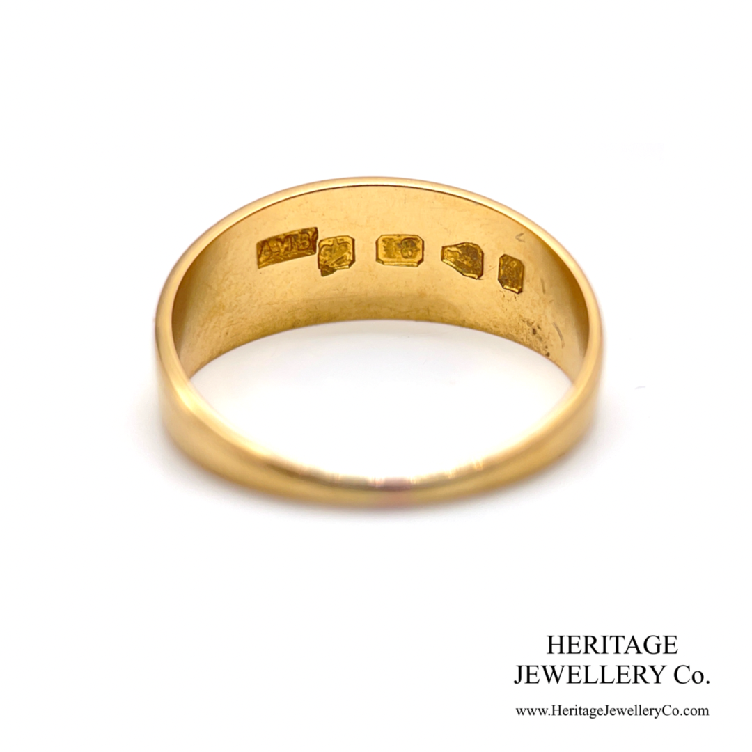 Rare Three Colour Gold Mizpah Ring