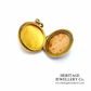 Antique Victorian Gold Locket (9ct Gold Back & Front)