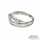 Vintage Diamond Cross-Over Ring (Platinum)