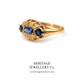 Antique Sapphire and Diamond Ring (c. 1902; 18ct Gold)