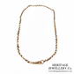 Antique Rose Gold Faceted Chain with Dog Clip