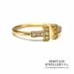 Vintage Tiffany Diamond T Wire Ring