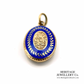 Antique Blue Enamel Mourning Locket