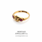 Edwardian Ruby and Diamond Ring