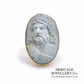 Fine Antique Greek God Cameo Ring