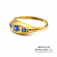Edwardian Sapphire & Diamond Ring