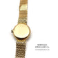 Vintage Gold Omega Watch with Original Gold Bracelet and Box