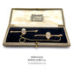 Antique Moonstone Twin Brooches (boxed)