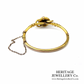 Early Victorian Gold & Pearl Bangle (18ct gold)