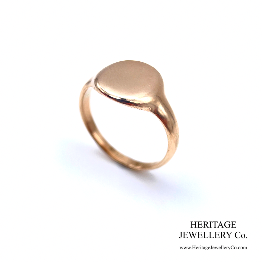 Antique Rose Gold Signet Ring (c. 1922)