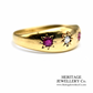 Ruby & Diamond Gypsy Ring