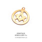Antique Masonic Gold Pendant (9ct gold; 1921)